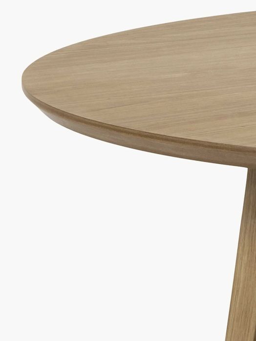 Okrągły stół do jadalni z drewna brzozowego Malika (Westwing)