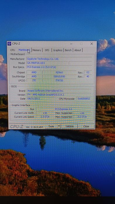 Материнська плата Gigabyte am3+