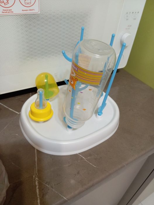 Дитяча сушарка для пляшок+Малиш.