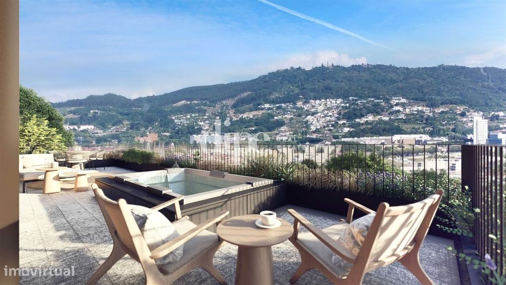 T2 com com varanda em Guimarães