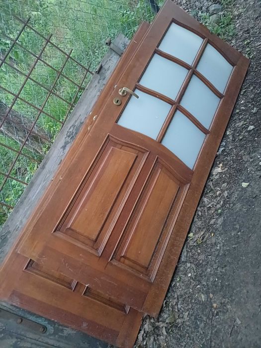 Drzwi wejsciowe oddam tanio solidne bardzo ciezkie
