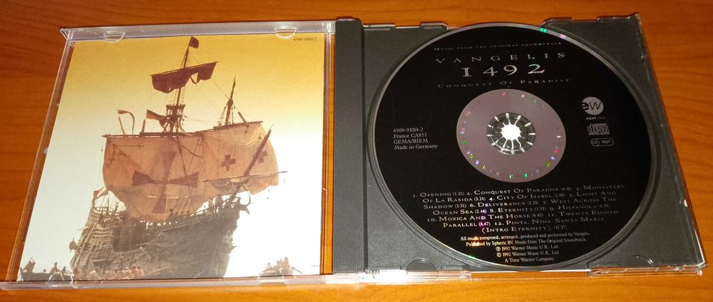 CD Vangelis - 1492