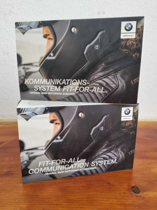 Capacetes BMW com coluna e microfone