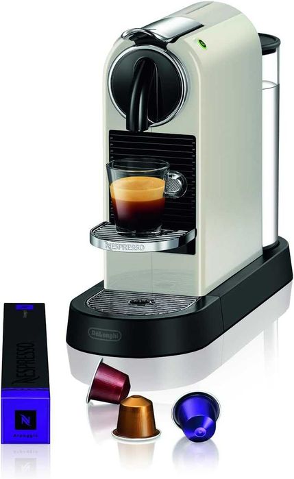 Капсульна кавоварка Nespresso DeLonghi EN167.W Citiz, кавомашина