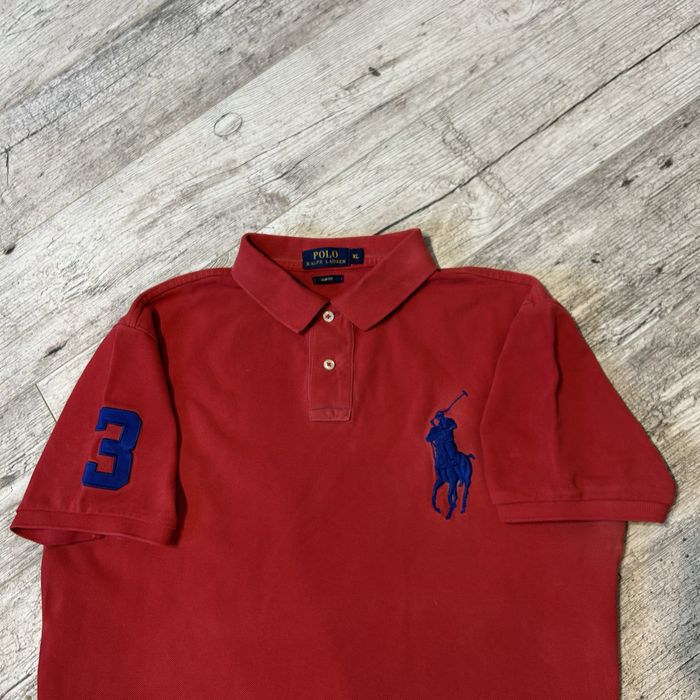 Czerwona męska koszulka Polo Ralph Lauren