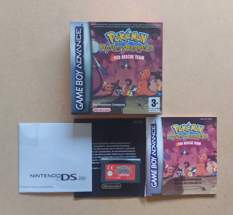 Pokémon Mystery Dungeon Red Rescue Team GBA Completo