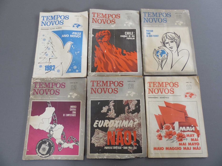 Lote Revistas Tempos Novos