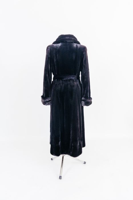 Шуба норкова чорна