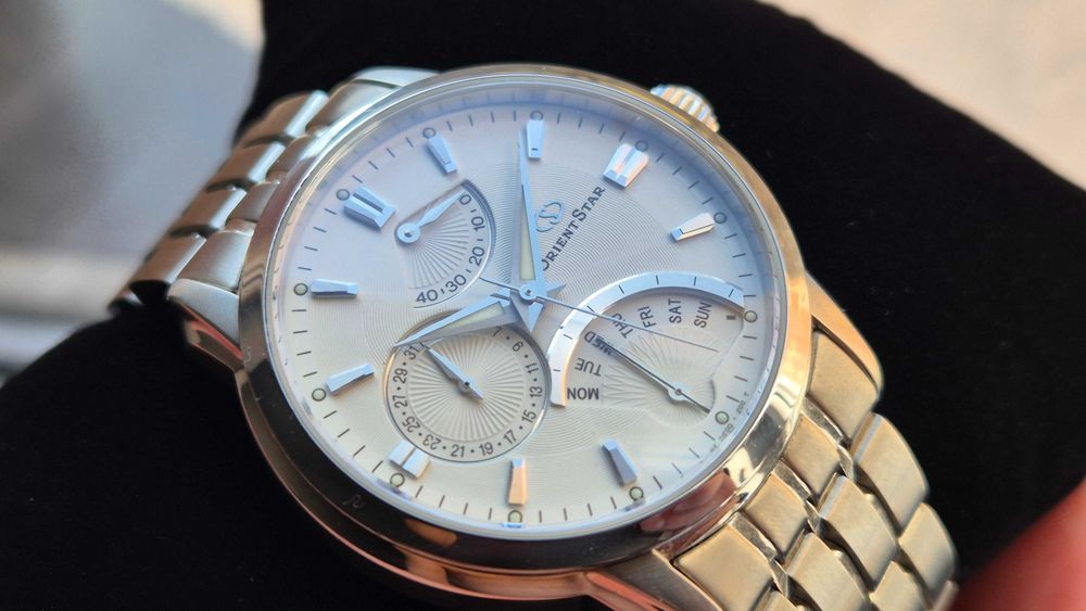 Orient Star Retrograde - Wysoki model - Pełen zestaw - Automat !!!