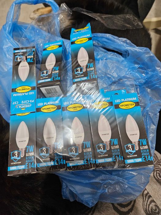 лампочки  Е 14 нейтральное свечение