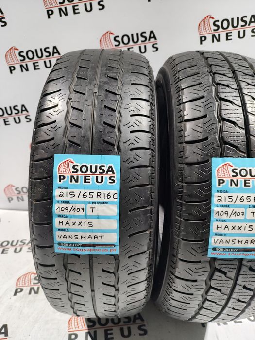 2 pneus semi novos 215-65R16