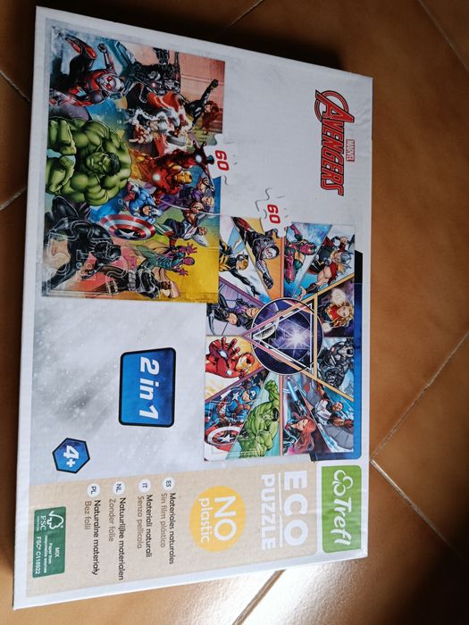 Puzzle avengers - 2 de 60 peças