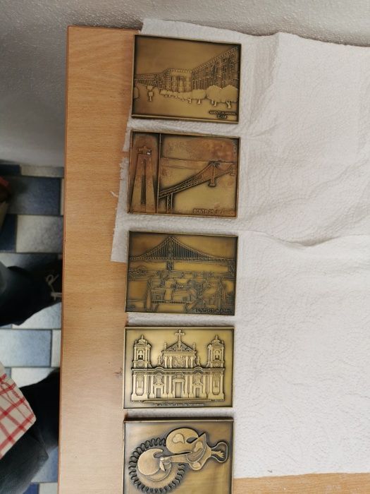 Placa / Medalha Comemorativa Correios de Portugal