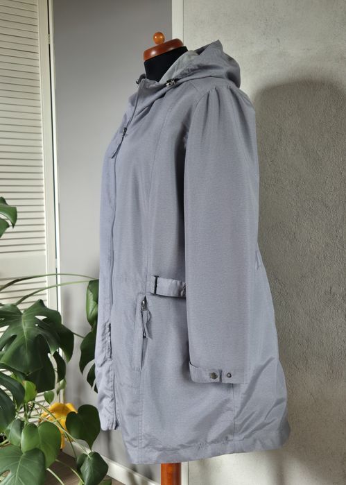 Lekka kurtka z kapturem maxi blue  roz.52. XXL