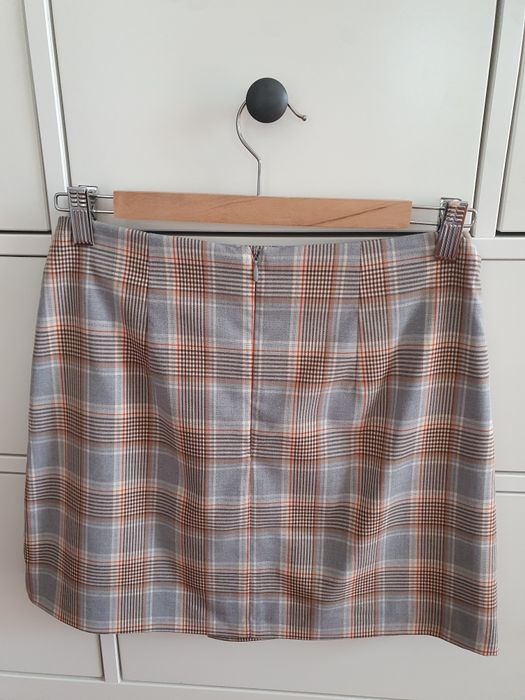 Spódnica H&M rozm. 36/S krata mini jak nowa