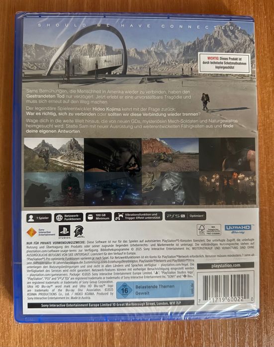 Death Stranding 2: On the Beach, диск для PS5