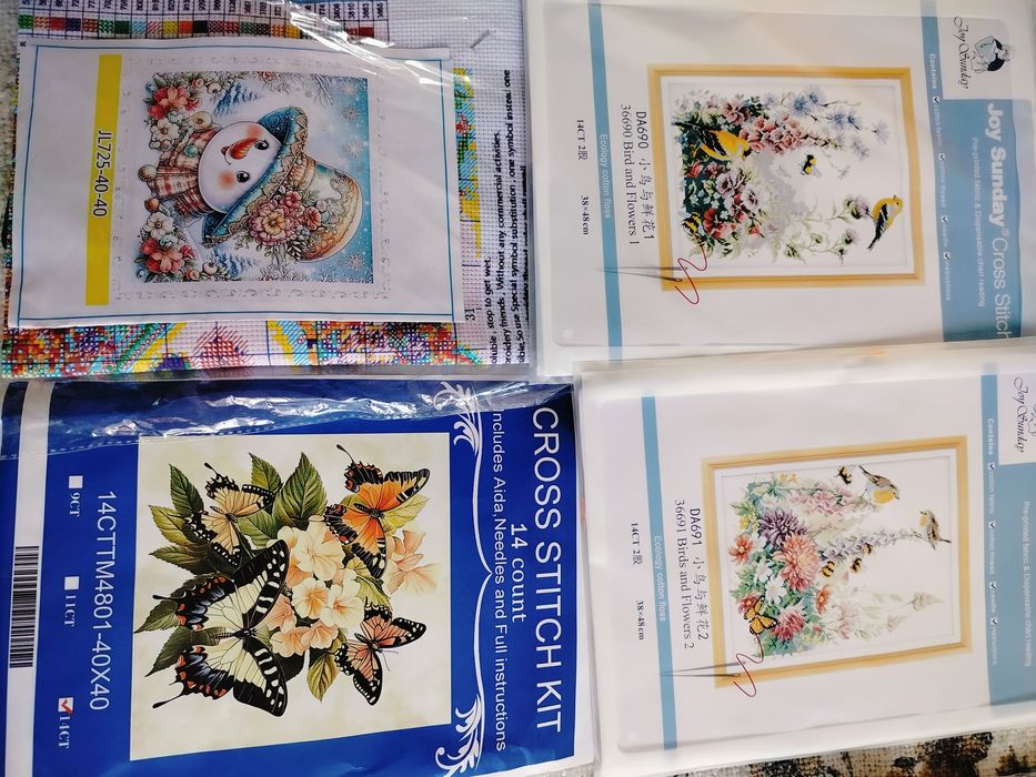 Komplet do haftu nowy