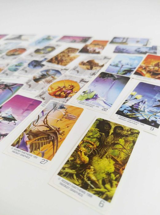 Наклейки как из жвачек, фентези и фантастика