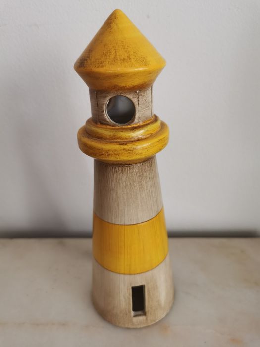 Farol Decoração (Diversos) - Vela e Saleiro