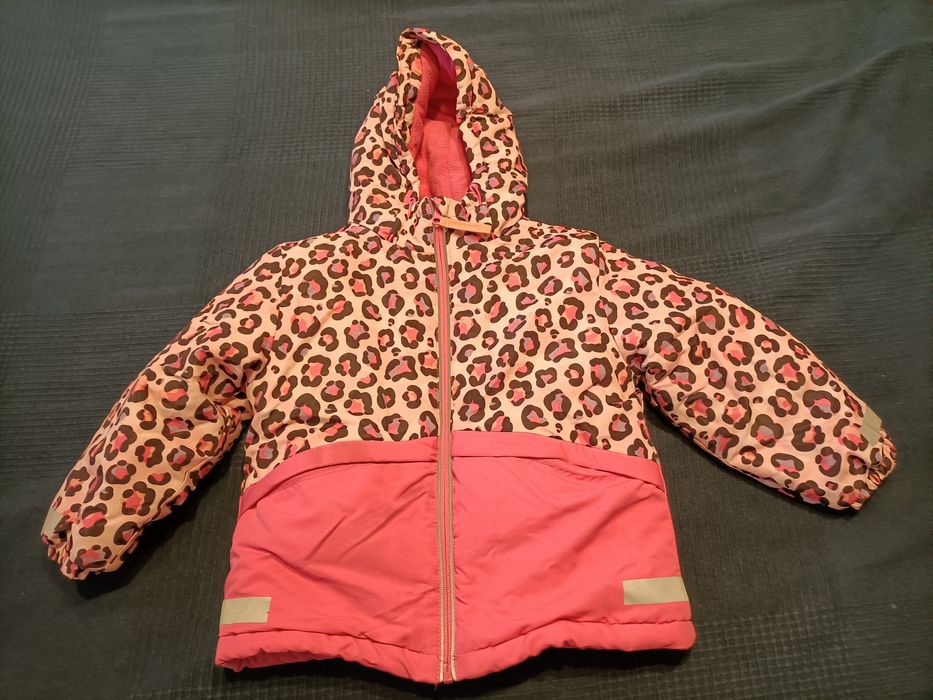 Kurtka zimowa dziewczęcą - rozmiar 110 cm