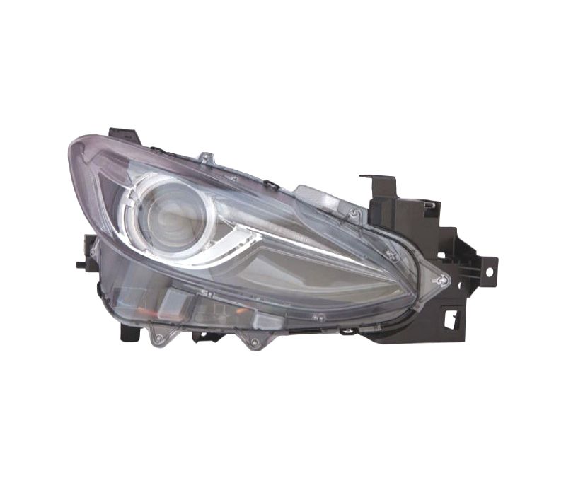 FAROL DIR MAZDA 3 13-16 PRETO