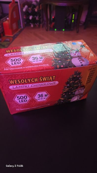 Świąteczne lampki zewnętrzne 36m 500 led