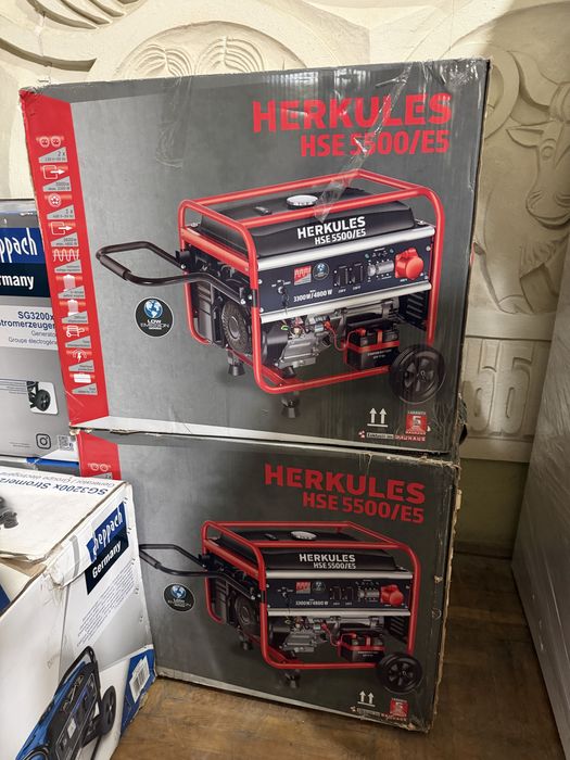 Генератори Hercules(Оригінал) 4.8kW HSE550/E5 з Німеччини