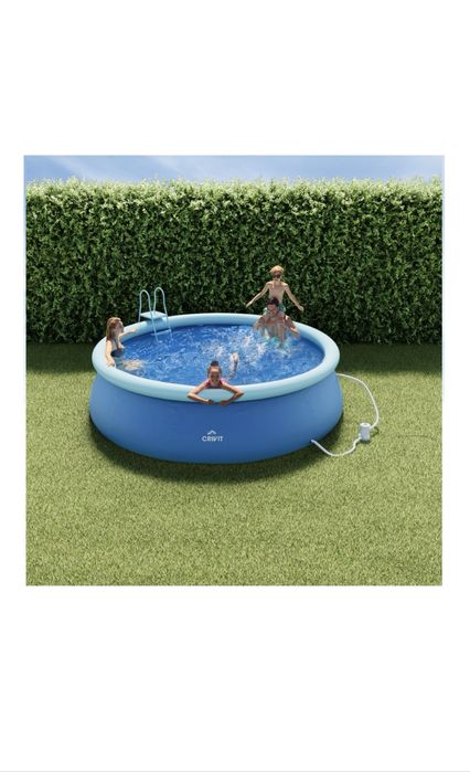 CRIVIT Basen nadmuchiwany Easy Set Quick-up-Pool, Ø 457 x 122 cm