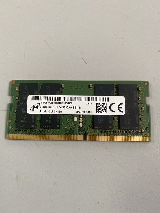 Оперативна пам'ять ноутбучна ОЗУ RAM Memory SO-DIMM DDR4 3200 8-16-32