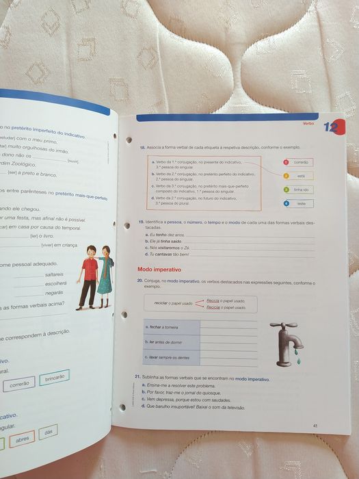 Livro aberto português 5.ano caderno de atividades QUASE NOVO