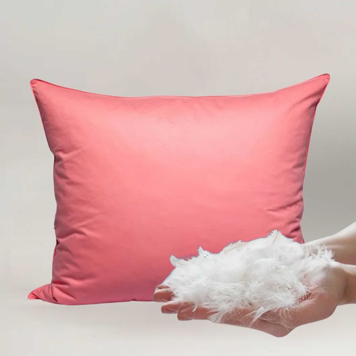 Poduszka 70x80 Półpuch Inlet Bawełniany Andrychowski 100% pierze gęsie