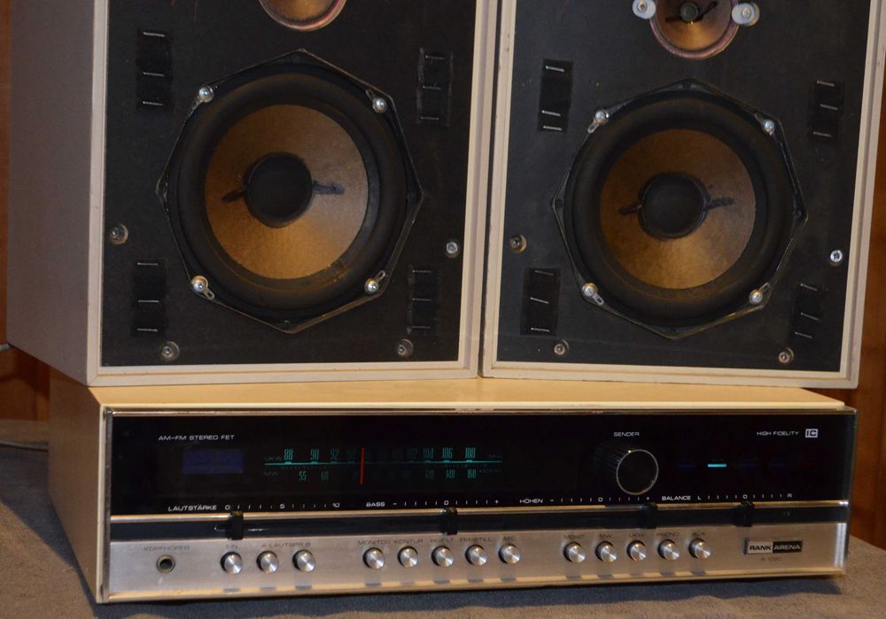 Vintage Rank Arena R 1020 Amplituner , HT 510 Głośniki, Monitory