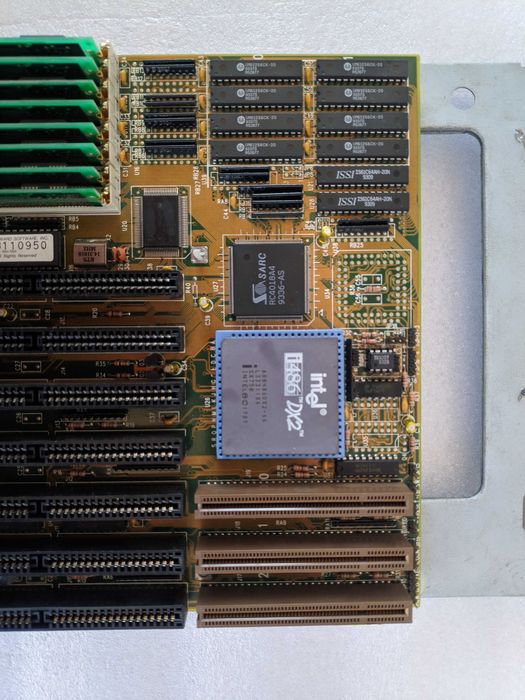 Board PC Chips Matsonic M601 V1.3A Socket 1 ISA DRAM Vintage 486