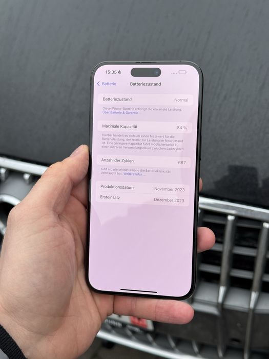 Iphone 15 pro max 256 gb європа фізична сім карта