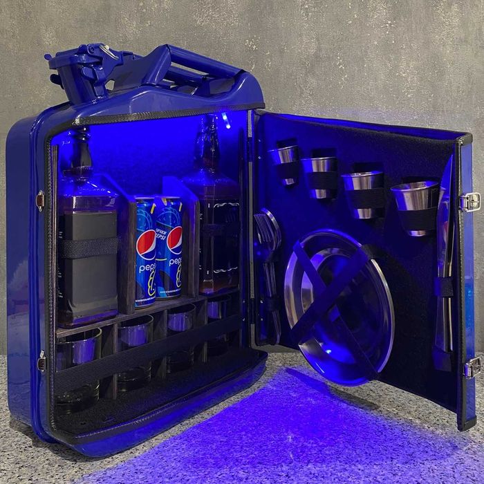 Каністра бар. Різні варіанти. Подарунковий міні-бар