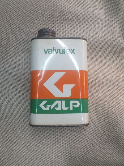 Lata GALP Valvulex vintage