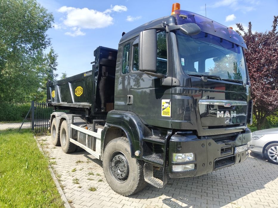 Man TGS 33. 440 wywrotka 6x4 bortmatic hydroburta klapodrzwi