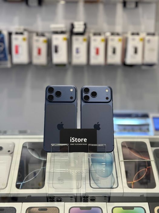 NOWY • iPhone 17 PRO MAX 256 GB • Deep Blue • 100% bateria • RATY !!!•