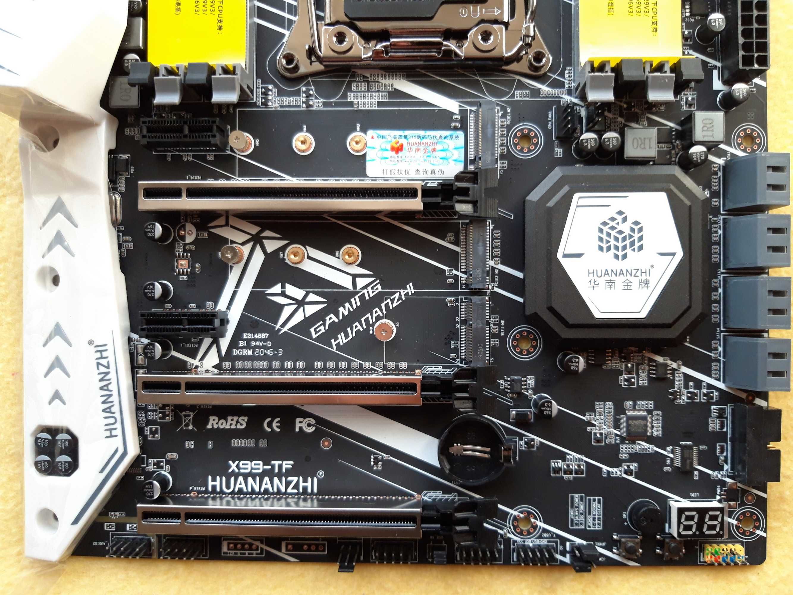 Материнская плата HUANANZHI X99-TF LGA2011-3 USB3.0 NVME M.2 SSD: 4 550 ...