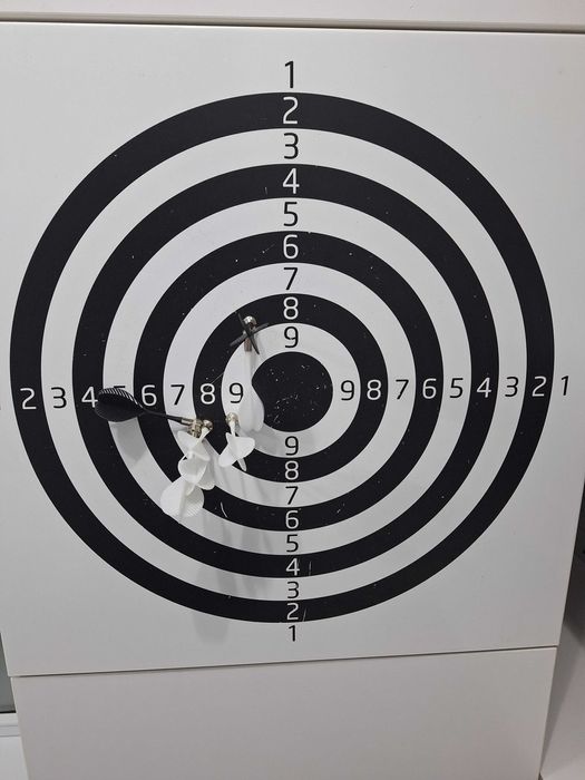 Szafa narożna z podestem Vox czano-biała