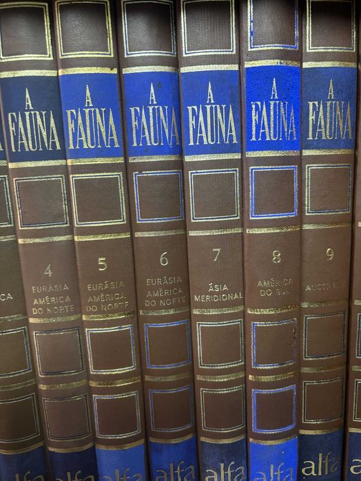 Coleção livros "A Fauna"
