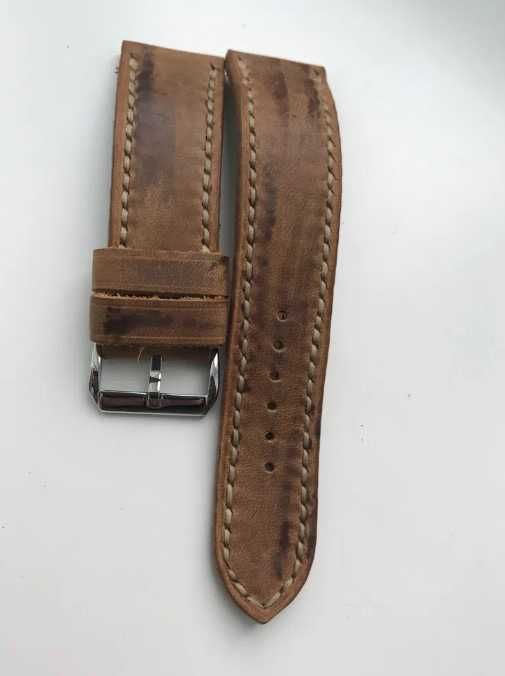 Кожаный ремешок для часов. Качественная натуральная кожа ручная работа