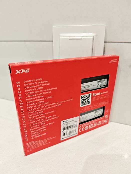 Nowa pamięć RAM ADATA XPG D10 32GB 2x16 DDR4 3600MHz cl18 gwarancja