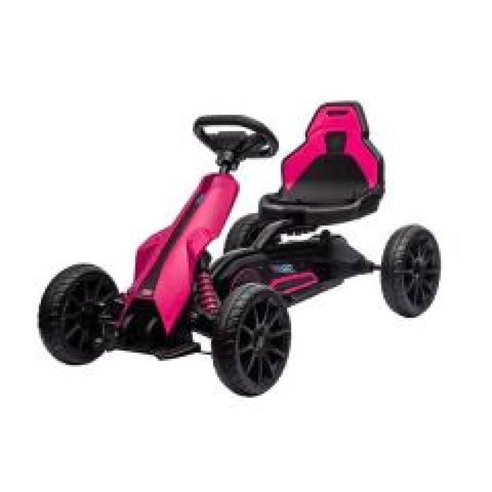 Gokart na pedały Speedster różowy karton,530x340 mm