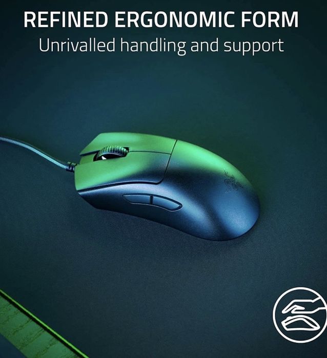 Razer DeathAdder V3 Optical Mouse, 30,000 DPI, Black64740296343171123