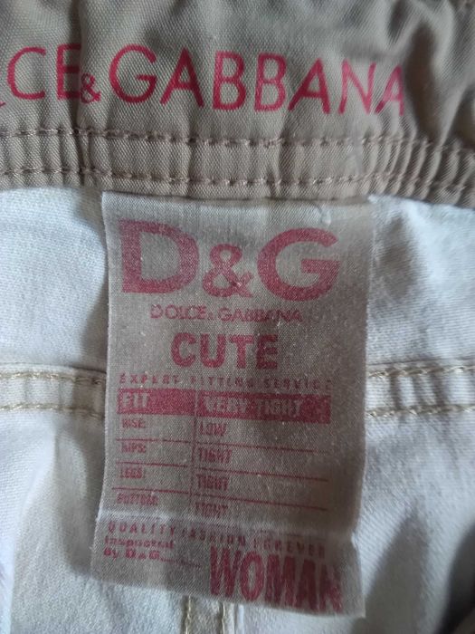 Spodnie Dolce&Gabana 27 jasny beż
