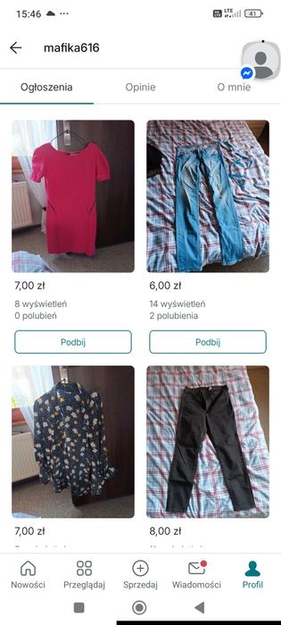 Duży zestaw ubrań rózne rozmiary