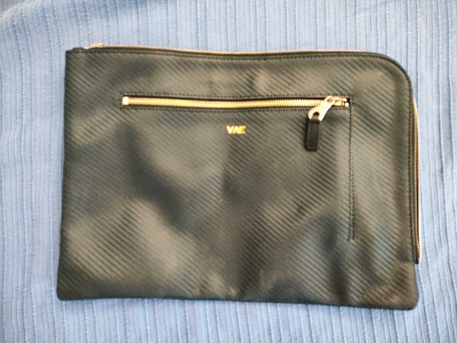 Estojo de Couro Preto Mark & Graham / VAE para Portátil/Documentos