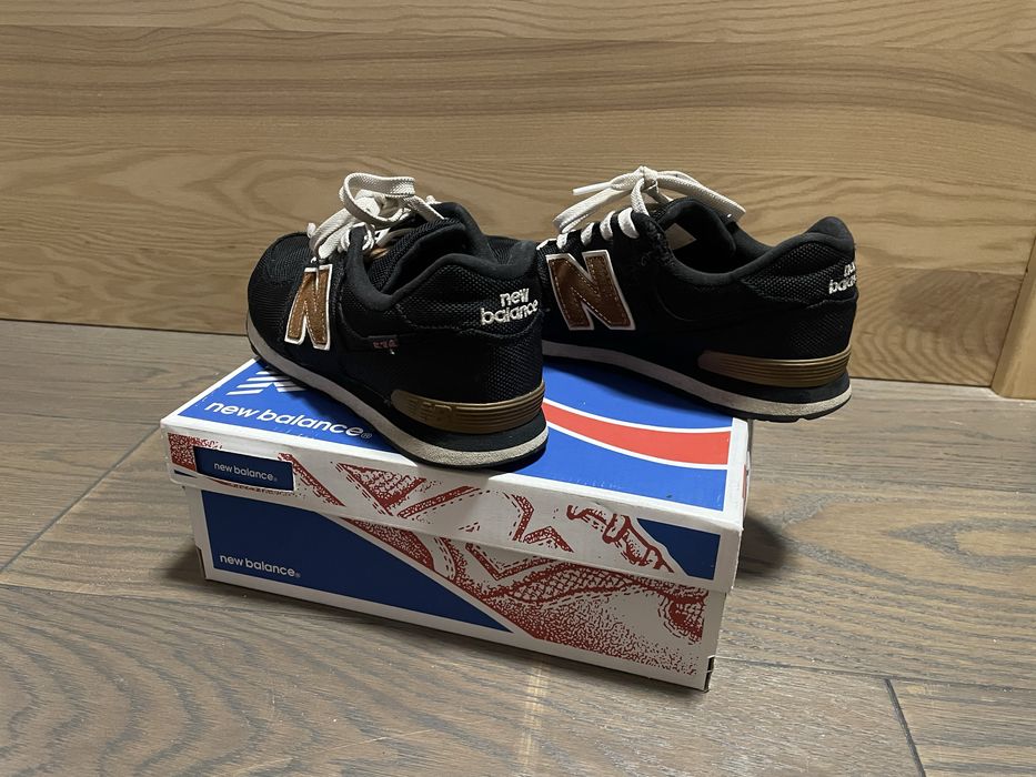 кросівки new balance 574 чорні (37р)