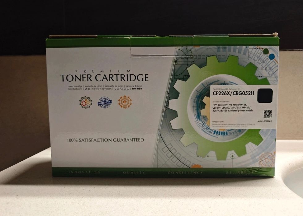 Toner Compatível HP CF226X / Canon CRG052H - Alta Capacidade (Novo)
